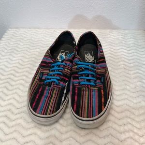 Vans Aztec Guate Stripe Sneaker Shoe Skateboarding Unisex W 8.5 M 7